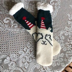 Warm Winter Gripper Theme Socks